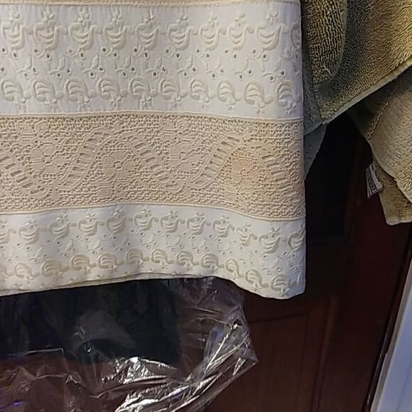 Vintage 60s Miss Couture Cream Lace Shift Dress - Picture 7 of 7